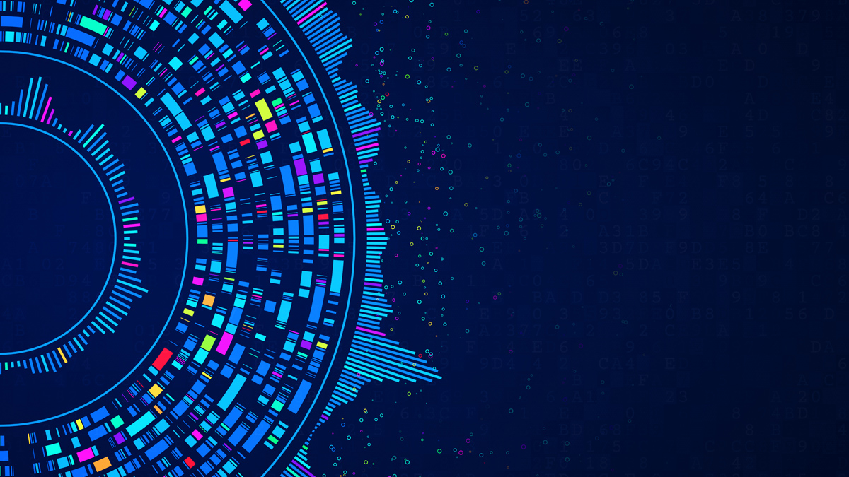 Circular data visualisation dashboard with colourful segments representing comprehensive analytics and monitoring capabilities for Workato environments